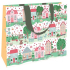 Nekupto Luxus Papier Geschenktüte 23 x 17,5 x 10 cm Häuser