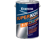 Detecha Superkov Satin 2v1 základní i vrchní barva na kov, pololesk, červenohnědá, 5 kg
