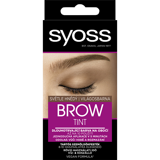 Syoss Brow Tint barva na obočí Hellbraun, 17 ml