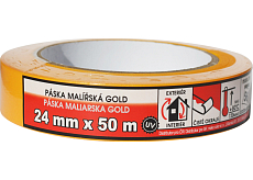 Abdeckband Uni Gold 50 x 24 mm