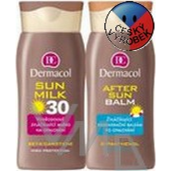 Dermacol Sonnenmilch LSF30 wasserfeste Sonnencreme 200 ml + After Sun Balm 200 ml