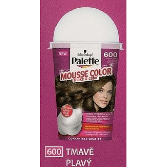 Schwarzkopf Palette Mousse Color Shake und Haarfarbe 600 Dark fawn