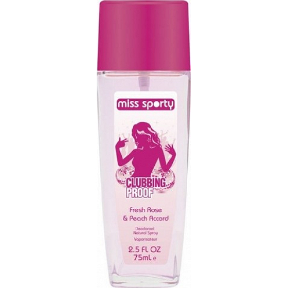 Miss Sports Love 2 Love Clubbing Proof parfümiertes Deodorantglas für Frauen 75 ml