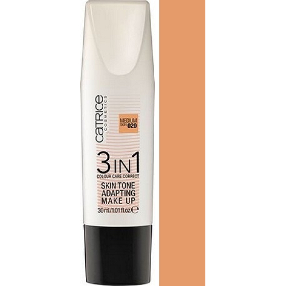 Catrice 3in1 Skin Tone Adapting Make-up 020 Mittlere Haut 30 ml