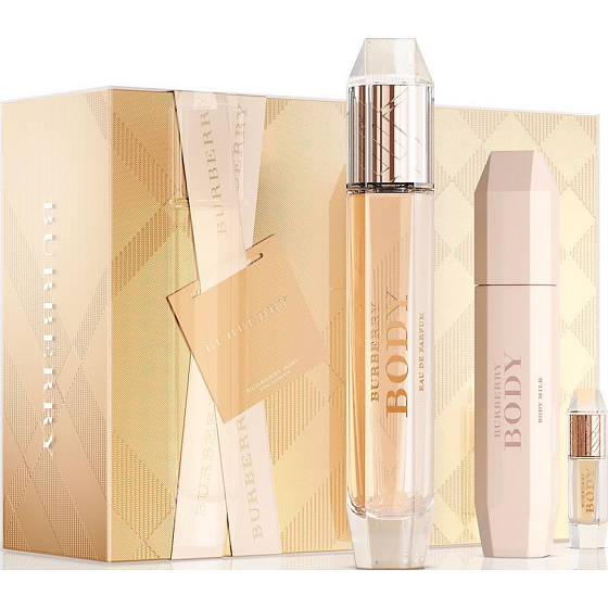 Burberry Body Eau de Parfum parfümiertes Wasser 85 ml + Körperlotion 100 ml + parfümiertes Wasser 4,5 ml, Miniatur-Geschenkset