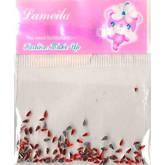 LaMeiLa Nageldekorationen Tröpfchen rot 1 Packung