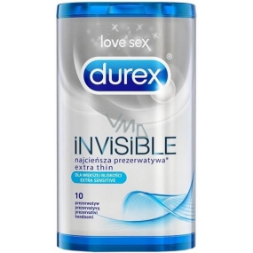 Durex Invisible Extra Thin Extra Sensitive Kondome extra dünn, extra empfindlich Nennweite: 52 mm 10 Stück