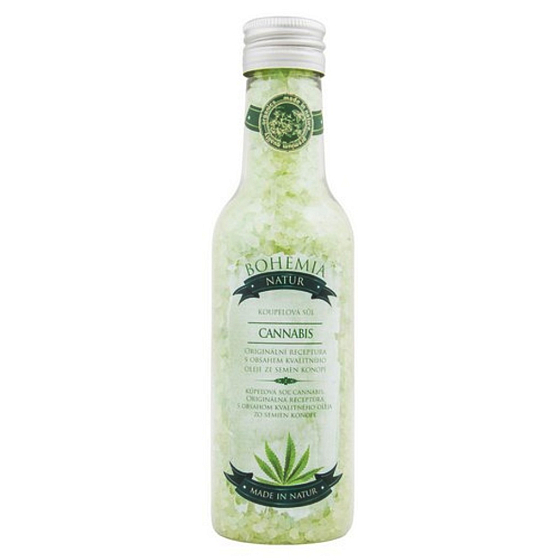 Böhmen Geschenke Cannabis Hanföl Badesalz 260 g