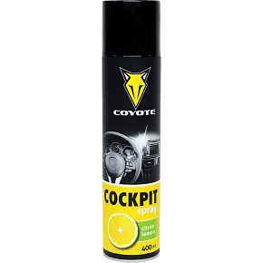 Coyote Cockpit Spray Zitrone zur Innenreinigung, 400 ml
