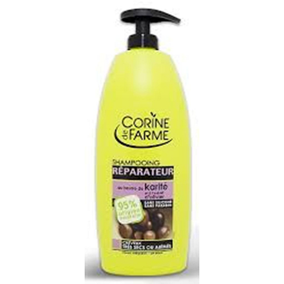 Corine de Farme Sheabutter und Olivenshampoo für trockenes und strapaziertes Haar 750 ml
