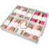 Ditipo Stoffband Flora grau-beige brauner Streifen 2 mx 40 mm