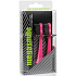 MegaSmile Black Whitening II Sonic Ersatzköpfe für die Schallzahnbürste der neuesten Generation Rosa 2 Stück