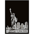 Ditipo Notebook City Gold Kollektion A4 gefüttert New York 21 x 29,5 cm 3421001