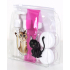 Albi Original Reiseset mit Fläschchen 3 x 80 ml + 2 Behälter + Katzenetui - 15 cm x 15 cm x 4,5 cm