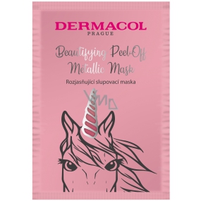 Dermacol Brightening Peel-Off aufhellende Peeling-Gesichtsmaske 15 ml