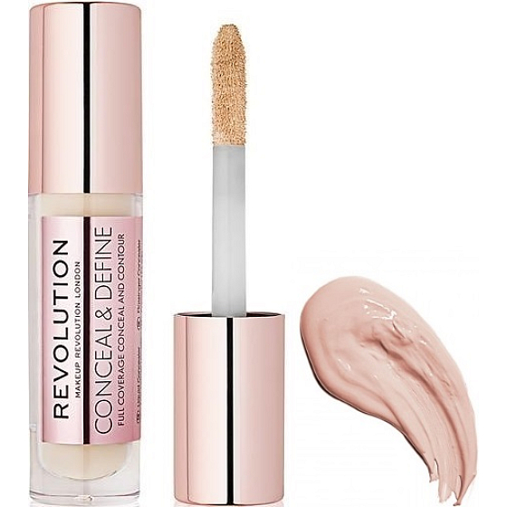 Makeup Revolution Concealer & Define Concealer Flüssig Concealer C0,5 3,4 ml