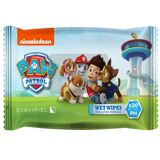 Suavipiel Paw Patrol Feuchttücher für Kinder 20 Stück