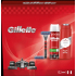 Gillette Mach3 Turbo Rasierer + Ersatzkopf 2 Stück + Rasierschaum 250 ml + Old Spice Original Duschgel 250 ml, Kosmetikset für Männer