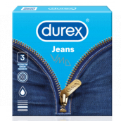 Durex Jeans glattes Kondom, nominale Breite: 56 mm 3 Stück