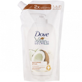 Dove Nourishing Secrets Caring Ritual Kokosnuss und Mandel Flüssigseife Refill 500 ml