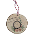 Bohemia Gifts Handgefertigtes hölzernes Weihnachtsornament Weihnachtszeit 6 cm