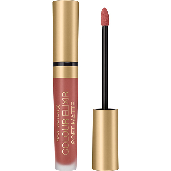 Max Factor Colour Elixir Soft Matte Langanhaltender Matte Flüssiger Lippenstift 010 Muted Russet 4 ml