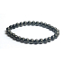Pyrit-Armband elastischer Naturstein, Kugel 6 mm / 16-17 cm, Meister des Selbstbewusstseins und des Überflusses