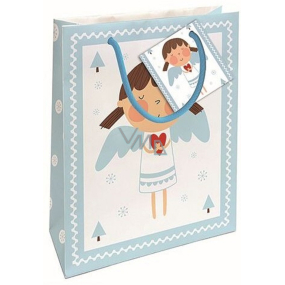 Nekupto Geschenkpapier Tasche 14 x 11 x 6,5 cm Weihnachtsengel