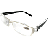 Berkeley Lese-Dioptrienbrille +4,0 Kunststoff weiß, schwarze Seiten 1 Stück MC2062