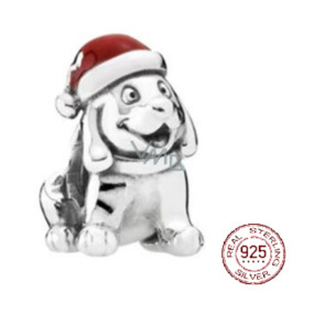 Sterling Silber 925 Weihnachtshund, Weihnachtsarmband Perle Sterling Silber 925 Weihnachtshund, Weihnachtsarmband Perle