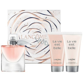 Lancome La Vie Est Belle Eau de Parfum 50 ml + Körperlotion 50 ml + Duschgel 50 ml, Geschenkset für Frauen
