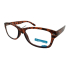 Berkeley Lesebrille Dioptrien +2 Kunststoff, orange-braun schwarz gepunktet 1 Stück R4007-20 INfocus