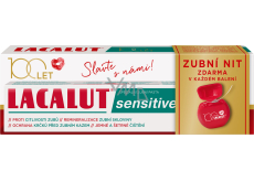 Lacalut Sensitive Zahnpasta + Zahnseide, 75 ml