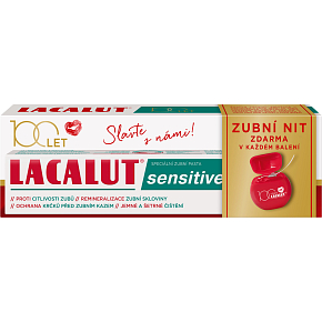 Lacalut Sensitive Zahnpasta + Zahnseide, 75 ml