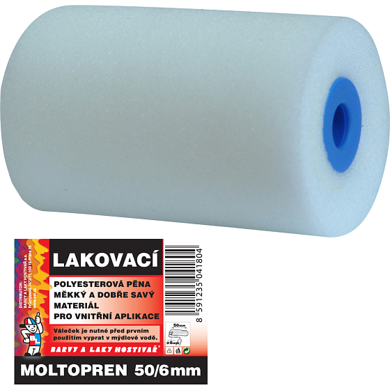 BARVY A LAKY HOSTIVAŘ Moltopren Farbroller für Halter 6 mm, 55 mm