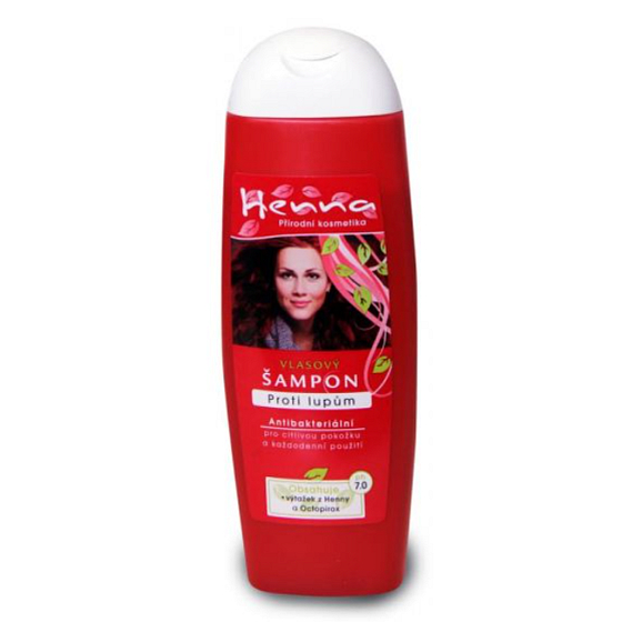 Henna Anti-Schuppen mit antibakterieller Wirkung mit Henna- und Octopirox-Extrakten Haarshampoo 225 ml
