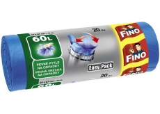 Fino Easy Pack Müllsäcke, 20 µm, 60 Liter, 60 x 67 cm, 20 Stück