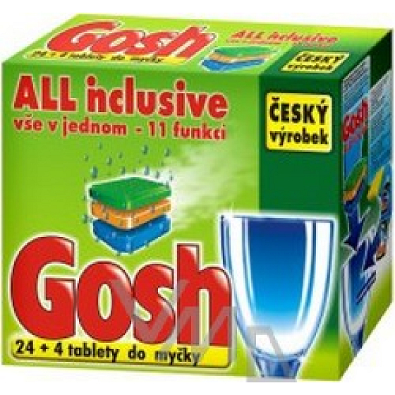 Gosh All Inclusive Geschirrspülertabletten 24 + 4 Stück