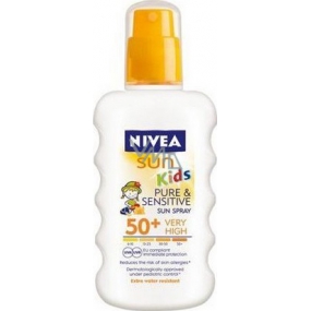 Nivea Sun Kids Pure & Sensitive OF50 + Sonnenschutzspray für Kinder 200 ml