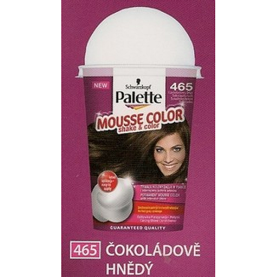 Schwarzkopf Palette Mousse Color Shake und Haarfarbe 465 Chocolate brown