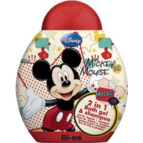 Disney Mickey Mouse 2 in 1 Bad Duschgel und Shampoo 250 ml