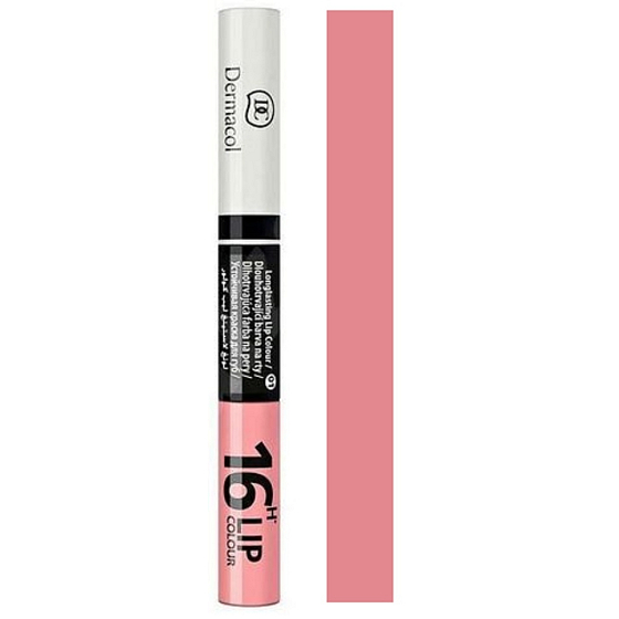 Dermacol 16H Lip Colour langanhaltende Lippenfarbe 01 3 ml und 4,1 ml