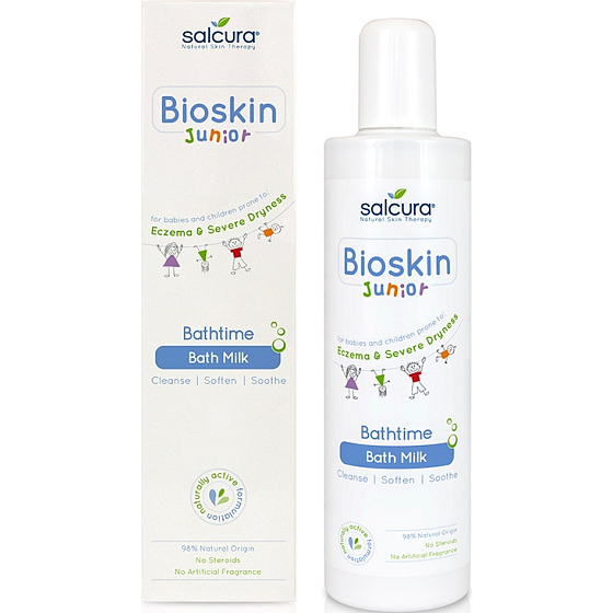 Salcura Bioskin Junior Badebad Bademilch Bademilch für Kinder ab 3 Monaten 300 ml