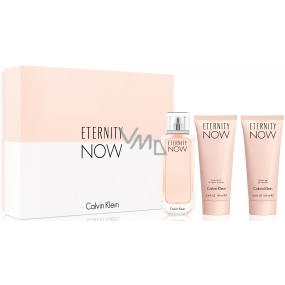 Calvin Klein Eternity Now parfümiertes Wasser 100 ml + Körperlotion 100 ml + Duschgel 100 ml, Geschenkset