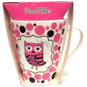 Albi Dobroty Geschenkset Tasse und loser Tee ohne Hibiskus, aromatisiert Für Sie rosa 300 ml