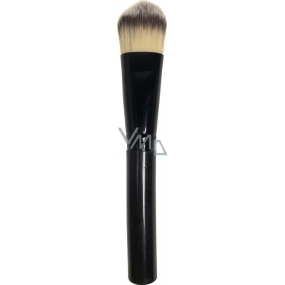 Kosmetikpinsel mit synthetischen Borsten für Make-up schwarz 14,5 cm 30450-04