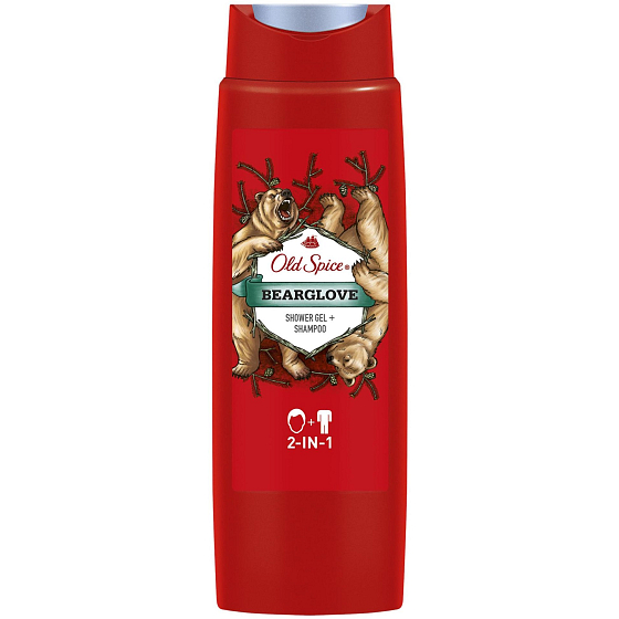Old Spice BearGlove 2-in-1 Duschgel und Shampoo für Männer 250 ml