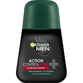 Garnier Men Mineral Action Control + Klinisch getestetes Ball Antitranspirant Deodorant Roll-On für Männer 50 ml