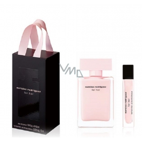 Narciso Rodriguez für Ihr Eau de Parfum parfümiertes Wasser für Frauen 50 ml + Haarnebel 10 ml, Geschenkset
