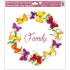 Fensterfolie ohne Leimkranz Familie 33 x 30 cm